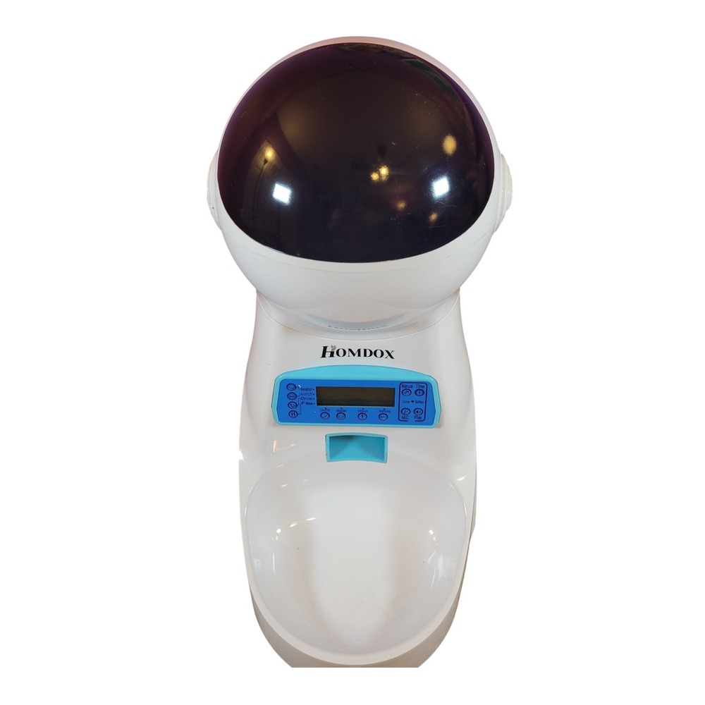 HOMDOX Automatic Pet Feeder Food Dispenser Programmable Timer‎ Voice Record